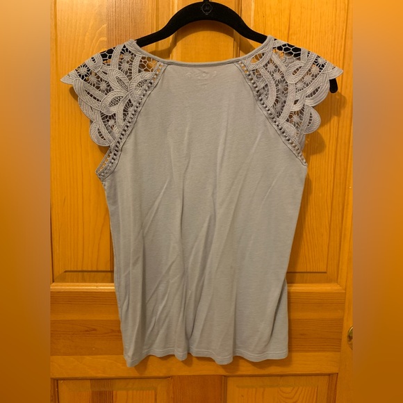 Loft Periwinkle Embroidered Tank - Picture 11 of 12